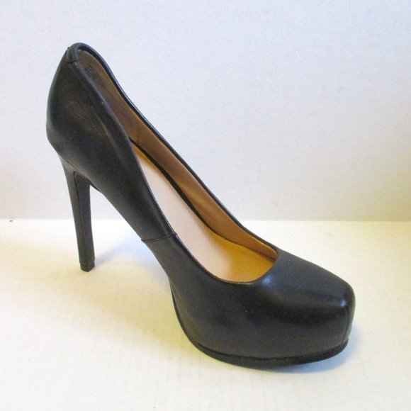 *Kelsi Dagger 'LINZY' Pumps Squared Toe Hidden Platform - Picture 1 of 12